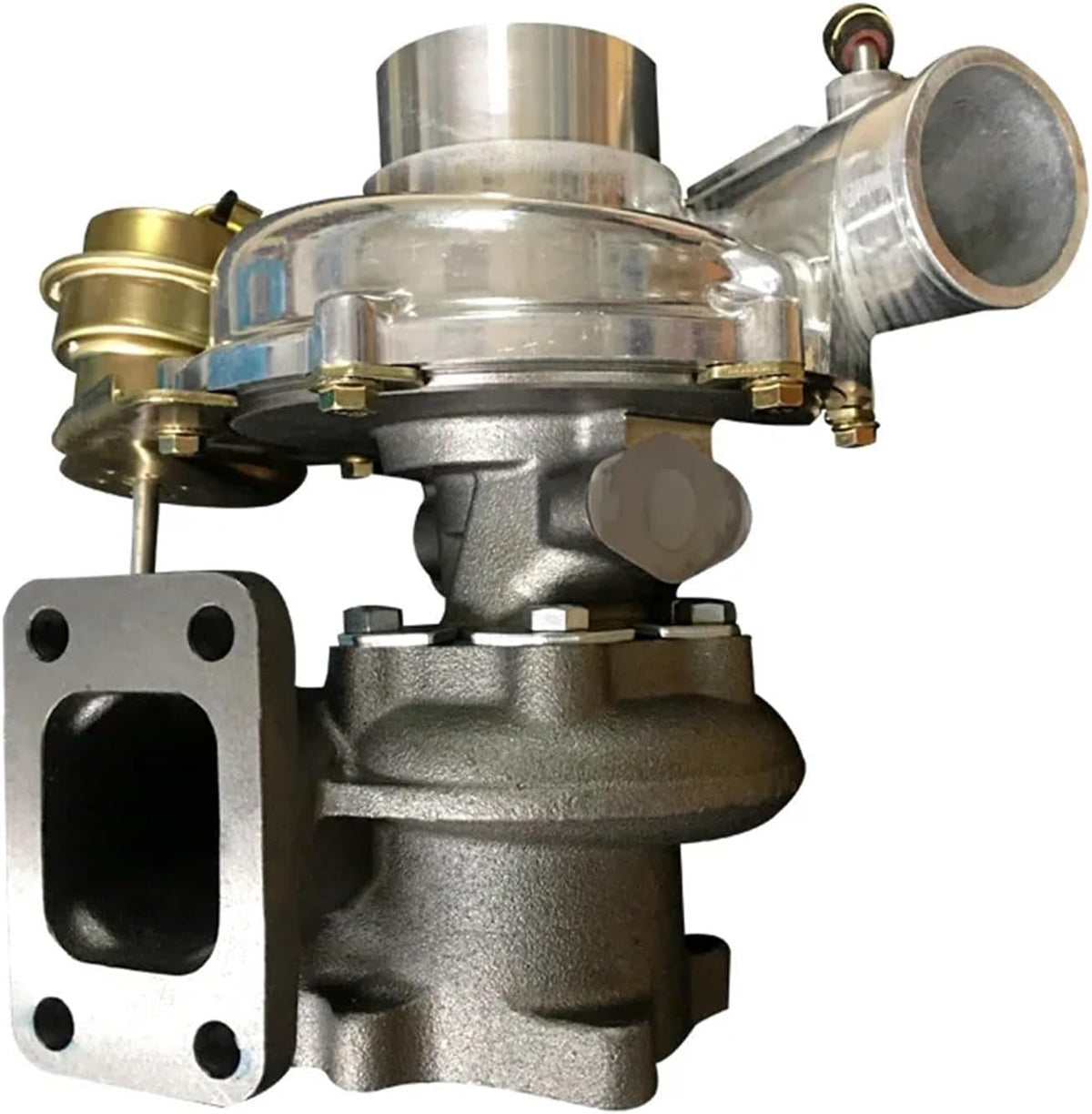 GJGSDAVBL Kompressor, Silber/Gold/Schwarz, mit Motor EX220-5.RHC62.H07CT VA240084 24100-3340
