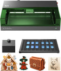 xTool Kamera, 600 mm, 333 mm, 20 W, Grau/Grün, S1 Laser Graviermaschine Basic Kit, Geschlossene Sicherheit Laser Cutter